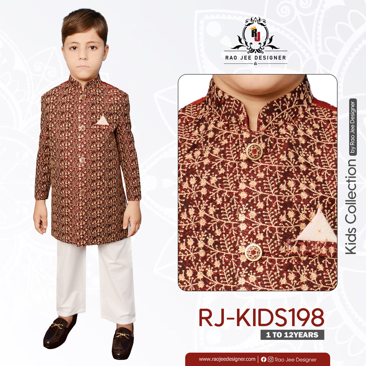 Kids Sherwani RJ-KIDS198