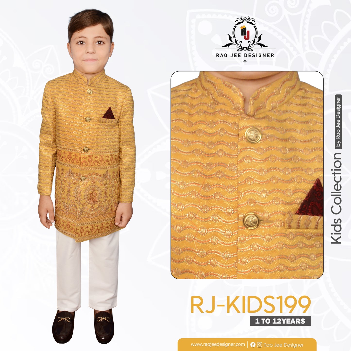 Kids Sherwani RJ-KIDS199