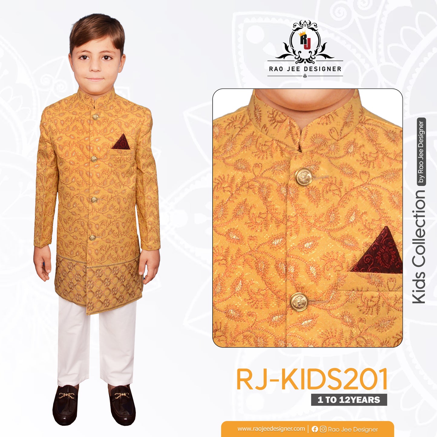 Kids Sherwani RJ-KIDS201