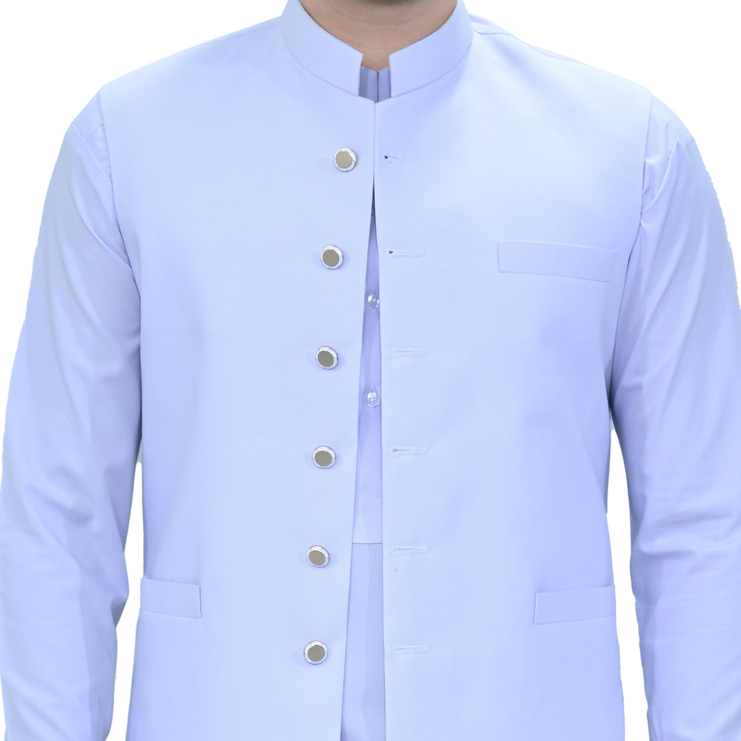 Men's Kameez Shalwar with Waistcoat (RJ-KSW105)