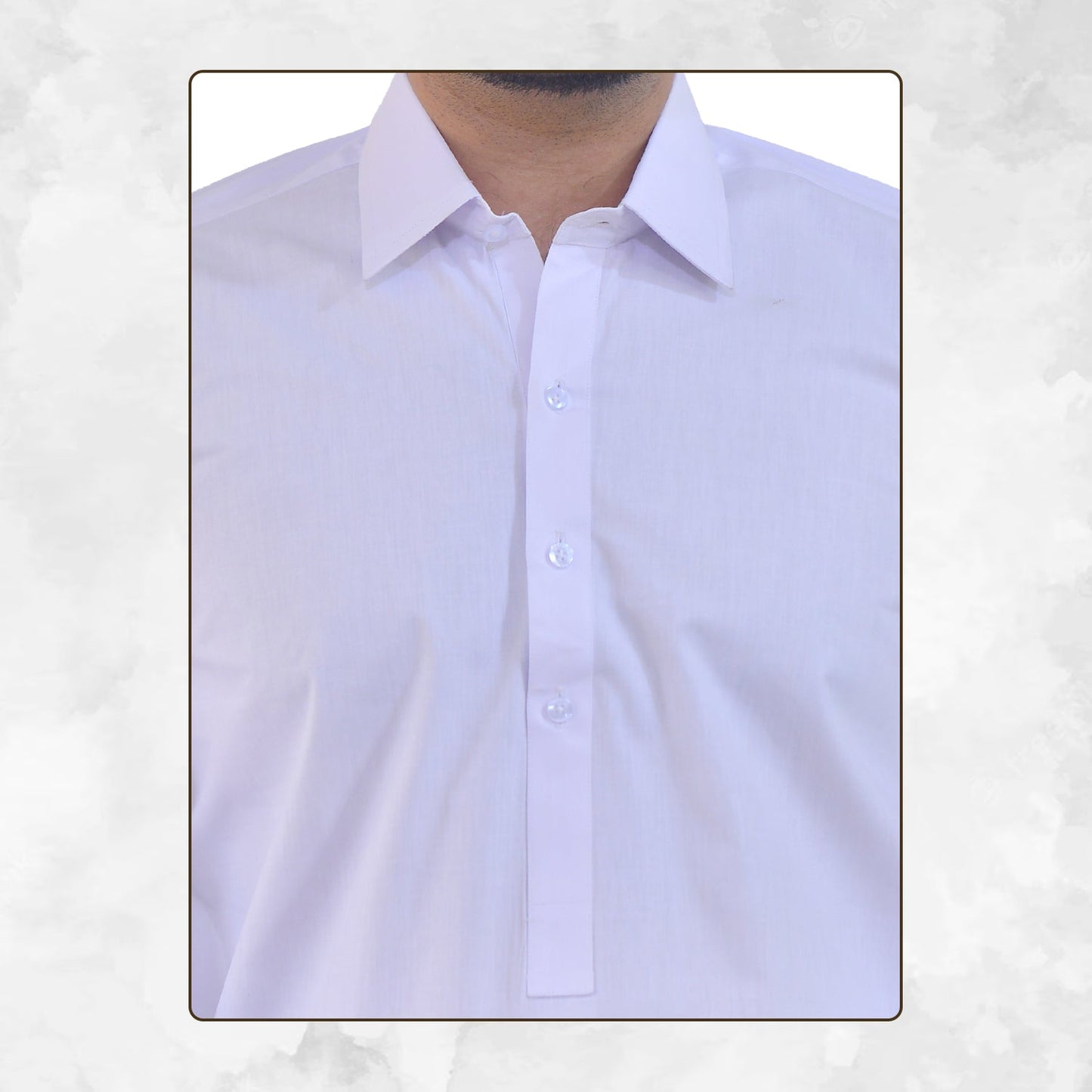 White Latha Cotton Mens Kameez Shalwar for Men's RJ-KS502