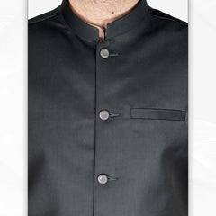 Men's Basic Green Waistcoat  (RJ-W214)