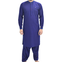 Navy Blue Mens Kameez Shalwar RJ-KS544