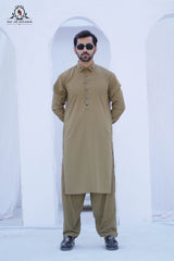 Moss Green Mens Kameez Shalwar RJ-KS597