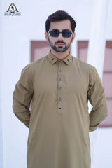 Moss Green Mens Kameez Shalwar RJ-KS597