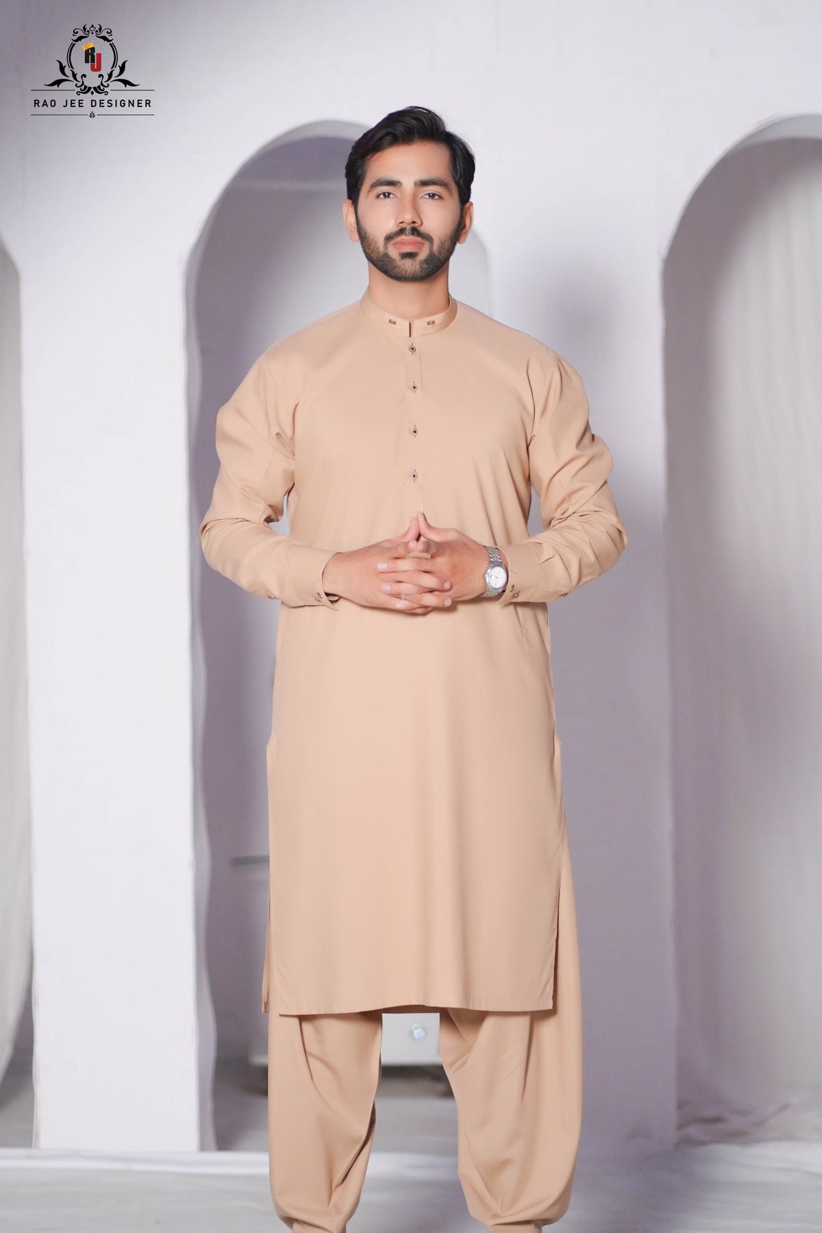 Classic Mustard Mens Kameez Shalwar RJ-KS600