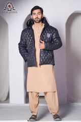 Black Puffer Jacket Males – Full sleeves