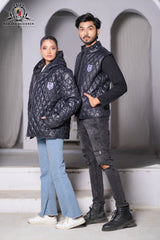 Black Puffer Jacket Females -Full sleaves