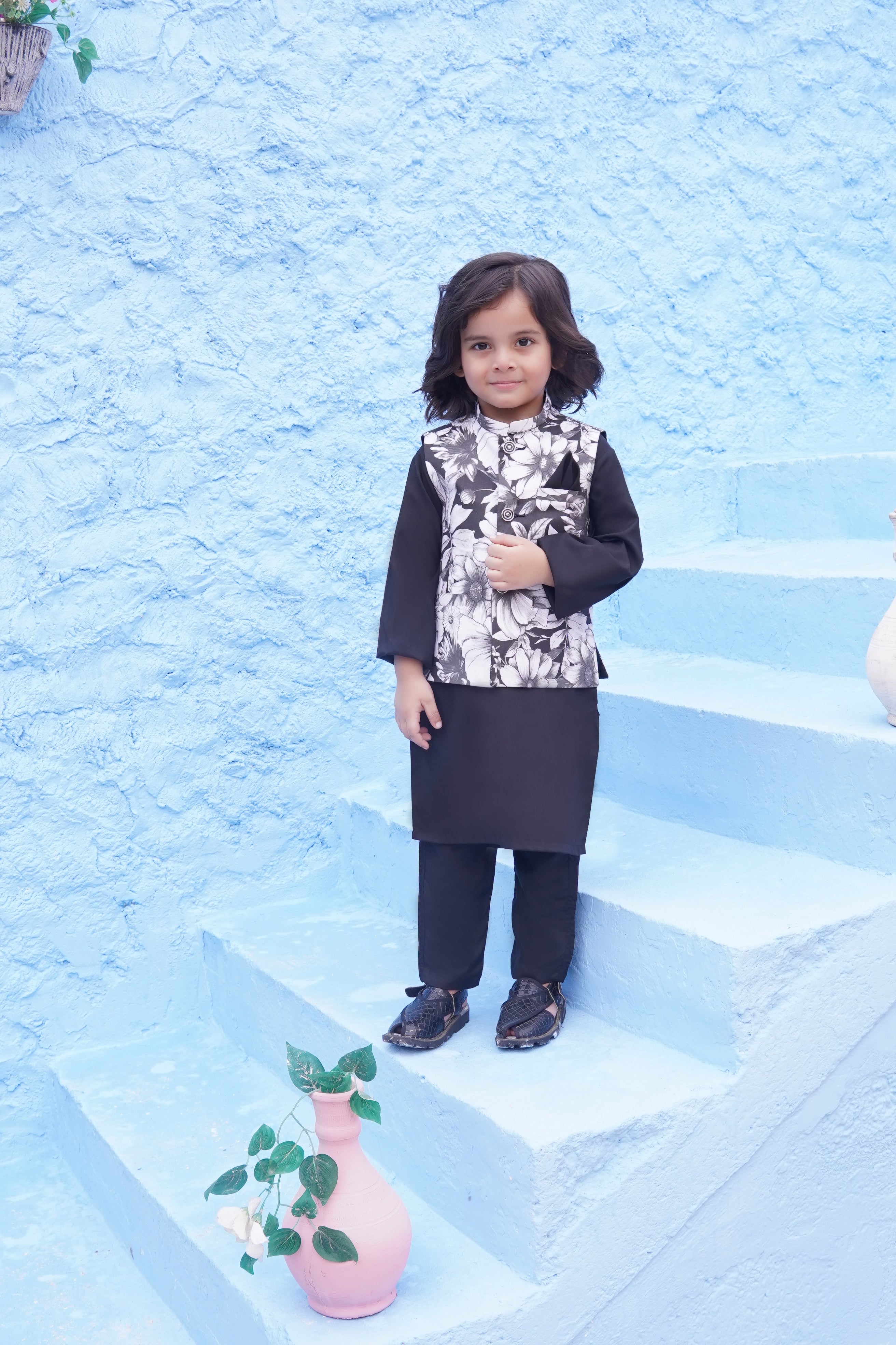 Boys Kurta Pajama with Waistcoat RJ-KIDS120