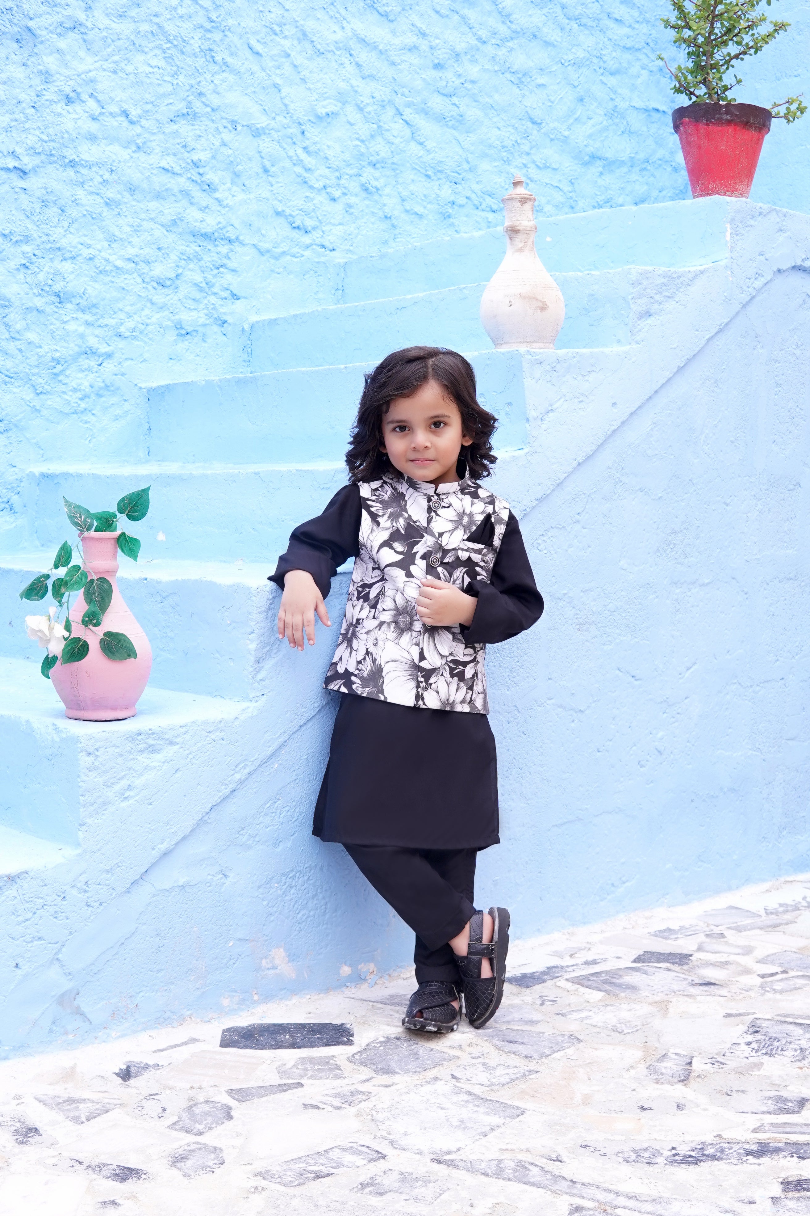 Boys Kurta Pajama with Waistcoat RJ-KIDS120