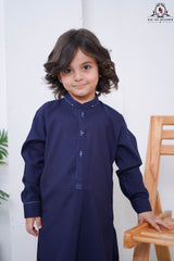 Deep Navy Kurta Shalwar for Boys | RJ-KIDS222