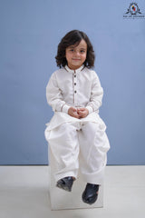 Off White Kurta Shalwar for Boys | RJ-KIDS228
