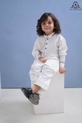 Off White Kurta Shalwar for Boys | RJ-KIDS228