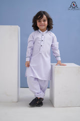 Neel White Kurta Shalwar for Boys | RJ-KIDS229