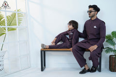Midnight Moss Waistcoat Set for Boys | RJ-KIDS233