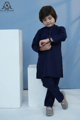 Midnight Navy Kurta Shalwar for Boys | RJ-KIDS244