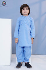 Sky Blue Kurta Shalwar for Boys | RJ-KIDS248