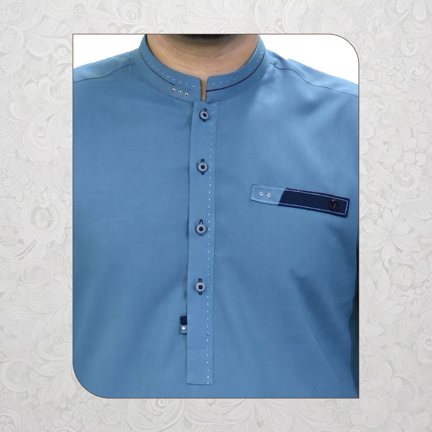 Men's Kameez Shalwar Wash & Wear Fabric RJ-KS532