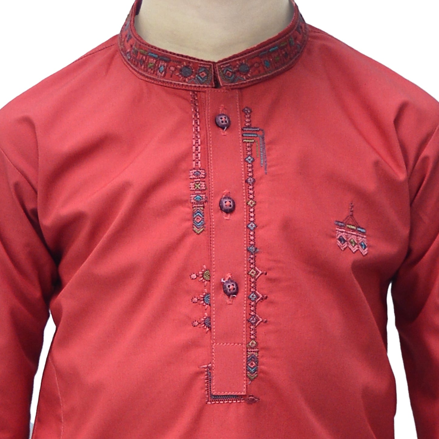 Boy's cotton Kurta Pajama RJ - KIDS192 - Rao Jee Designer