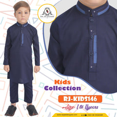 Boy's Kurta Pajama RJ - KIDS146 - Rao Jee Designer