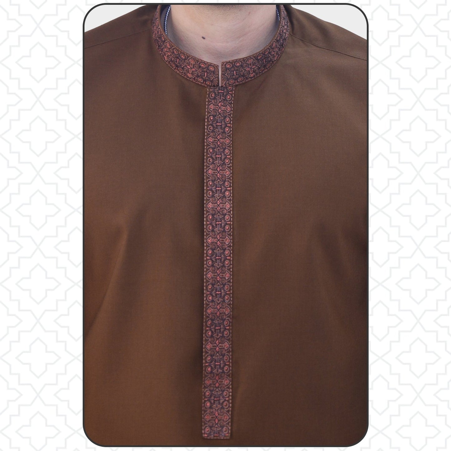 Brown Men's Kurta Pajama RJ - K193 - Rao Jee Designer