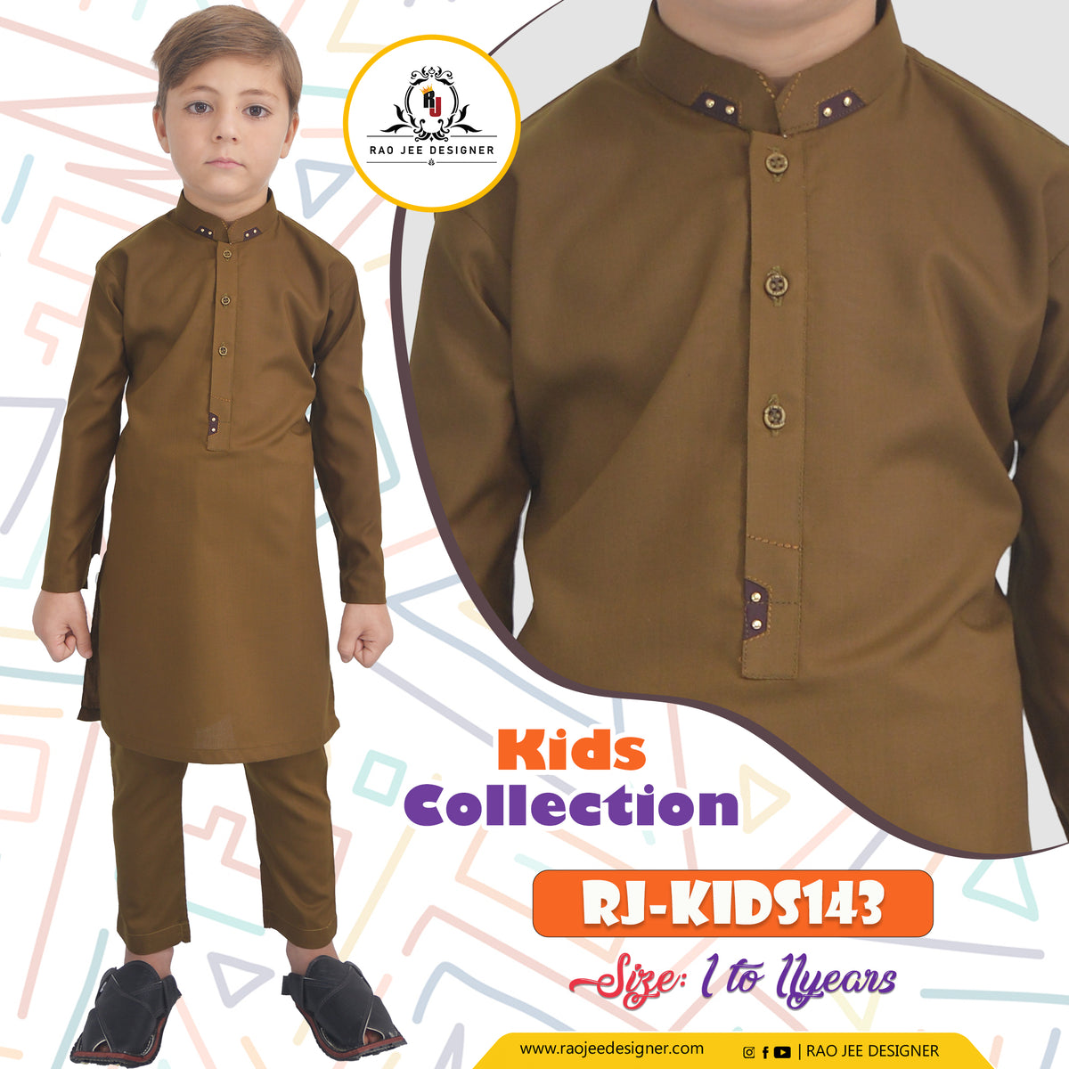 Boy's Kurta Pajama RJ-KIDS143