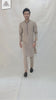 Charcoal black Men's Kurta Pajama RJ-K191