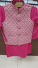 Boys Pink Kurta Pajama with Waistcoat RJ-KIDS157