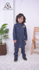 Slate Blue 3-Piece Waistcoat Set for Boys | RJ-KIDS225