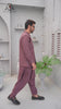 Men’s Premium Wash & Wear Kameez Shalwar – Plum Traditional Wear - (RJ-KSW151)