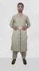 Sage Green Men's Kameez Shalwar with Waistcoat (RJ-KSW124)