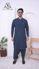 Deep Teal Blue Men's Designed Kameez Shalwar RJ-KS610