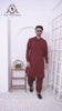 Terracotta Brown Designed Men's Kameez Shalwar RJ-KS609