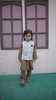 Brown Kids Kurta Pajama with Printed Waistcoat RJ-KIDS124