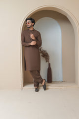 Coffee Bean Mens Kameez Shalwar RJ-KS590