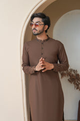 Coffee Bean Mens Kameez Shalwar RJ-KS590